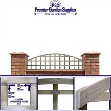 6ft x 1ft Standard Arch Top