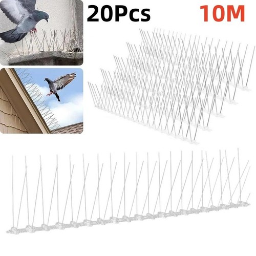10m metal fence - fence, spikes