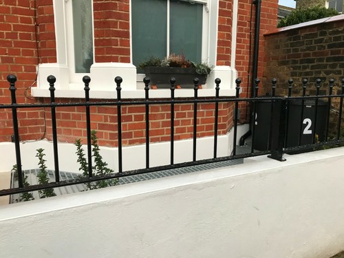 Metal fencing panel - metal, low