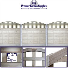 6ft x 1ft Privacy Arch Top