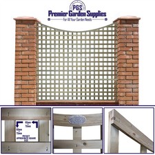 6ft x 6ft Privacy Concave Top